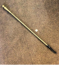 Brass Fireside Poker — Brass, circa 1900