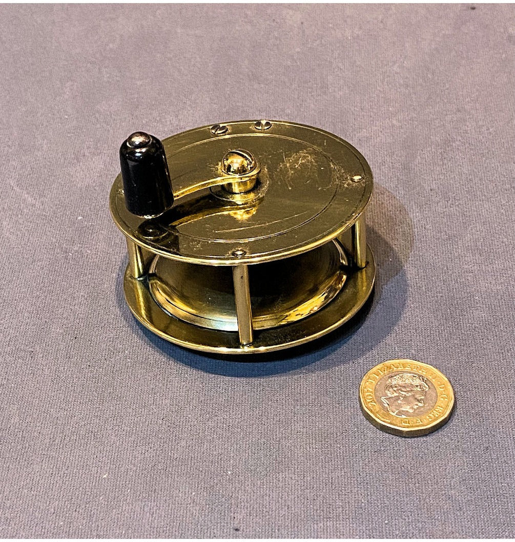Brass Fishing Reel — view 2