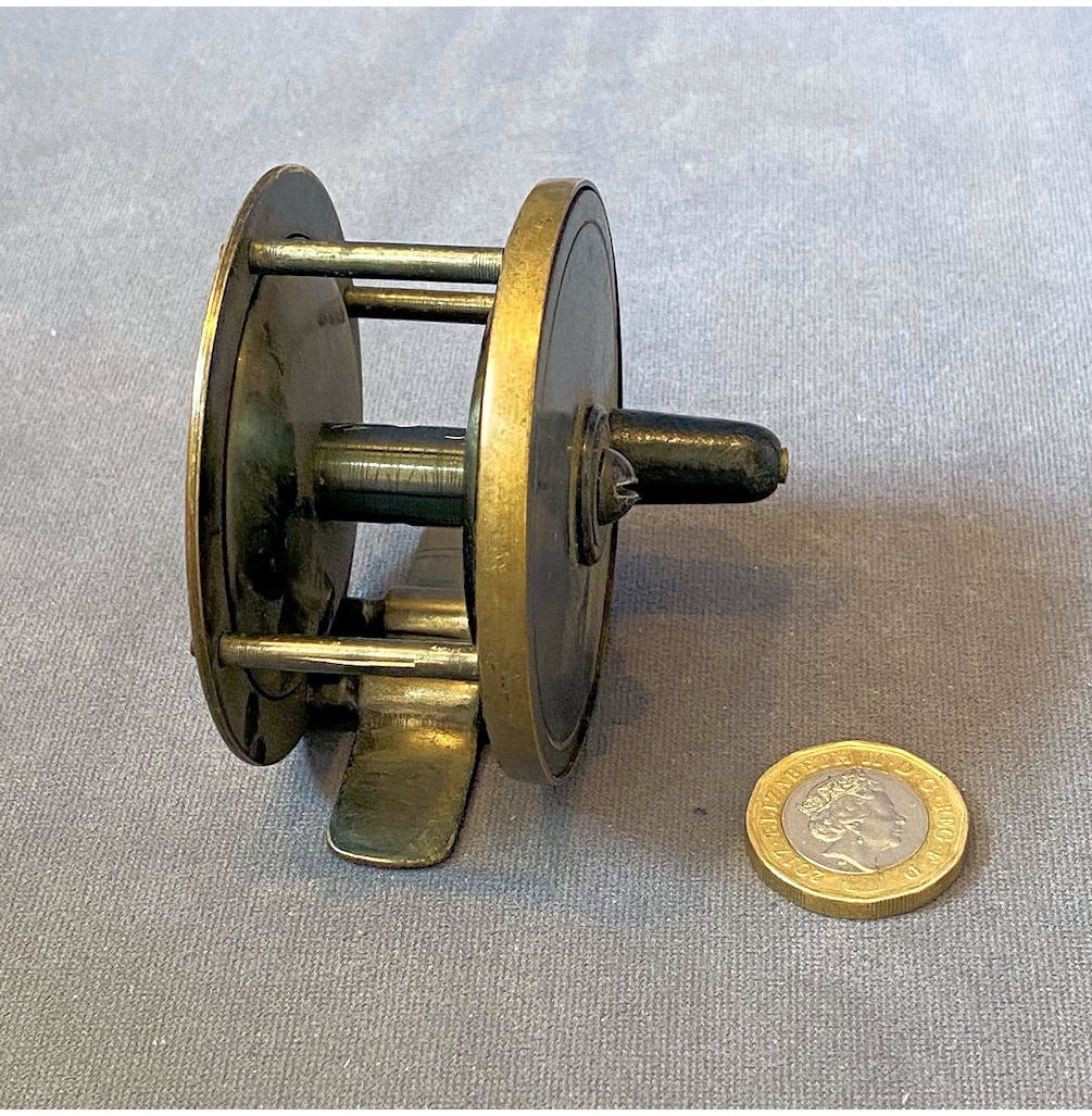 Brass Fishing Reel — view 2