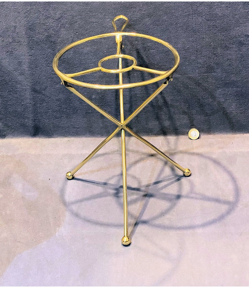 Brass Folding Plate Warmer — view 2