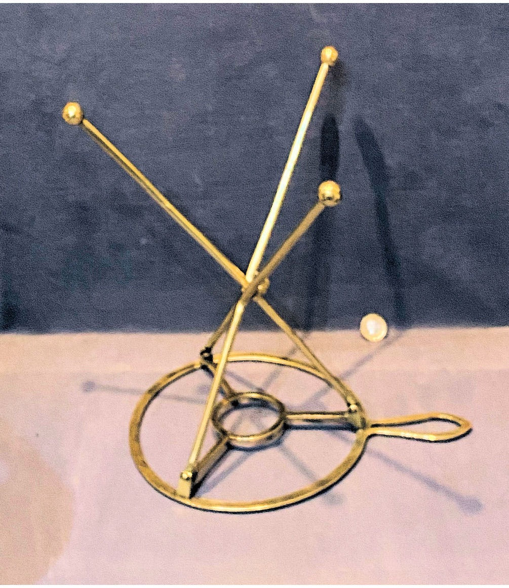 Brass Folding Plate Warmer — view 3