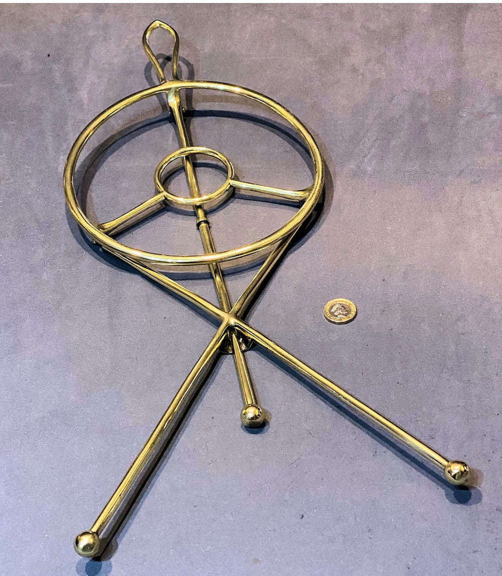 Brass Folding Plate Warmer — view 4