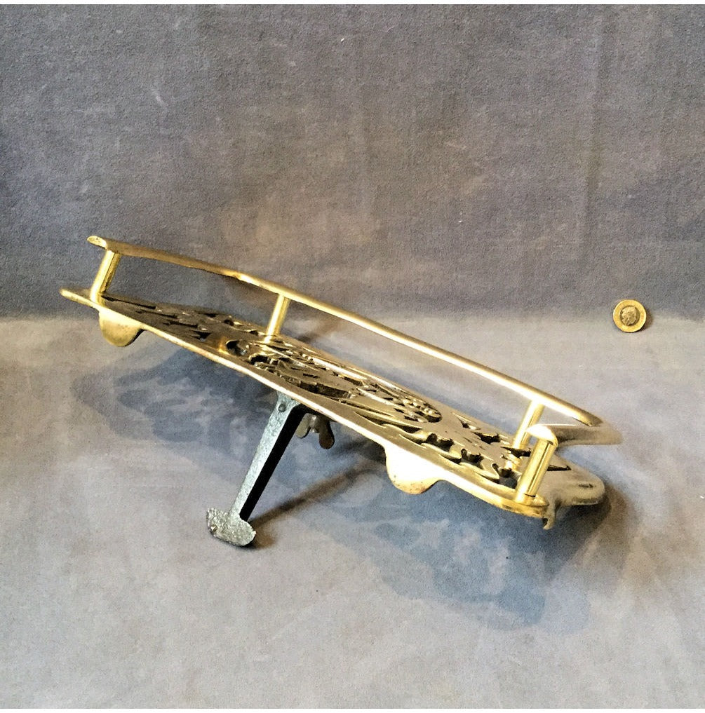 Brass Grate Mounted Potstand — view 3
