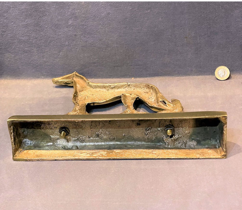 Brass Greyhound Mantel Ornament — view 3