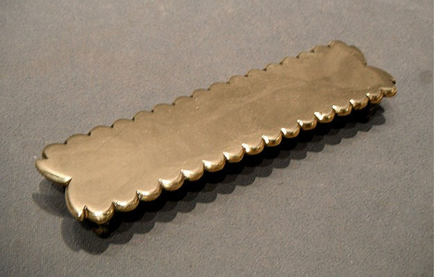 Brass Haime Plate — Brass, late 19th century
