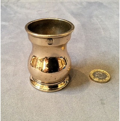 Brass Half Gill Spirit Measure — view 2