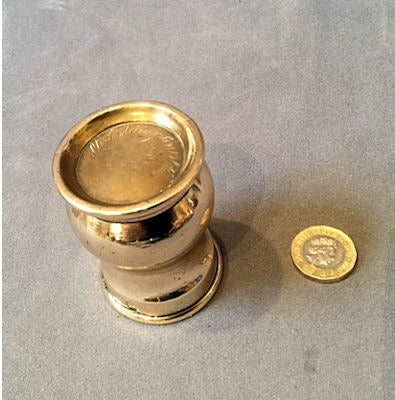 Brass Half Gill Spirit Measure — view 3