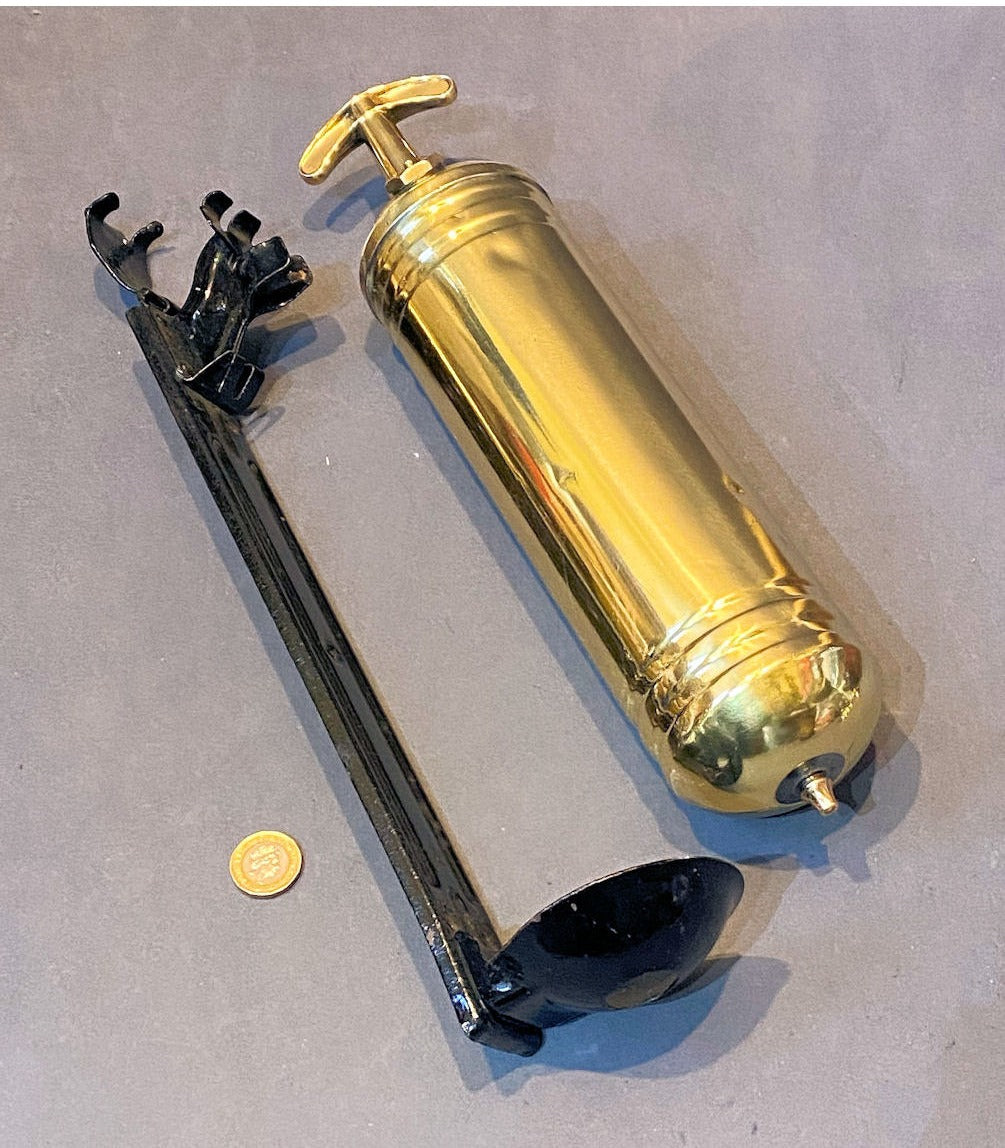 Brass Hand Fire Extinguisher — view 3