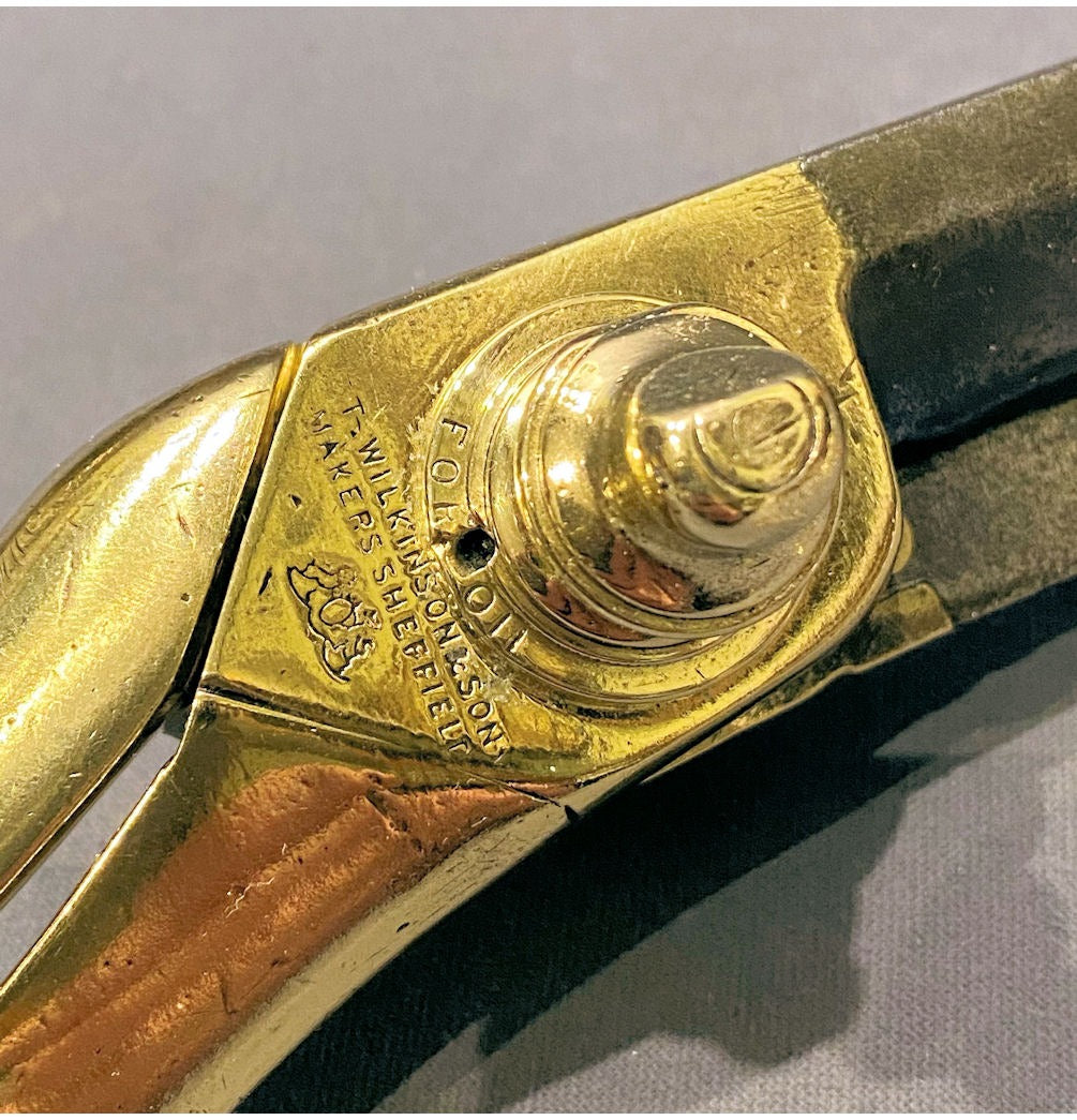 Brass Handled Tailors Shears — view 5