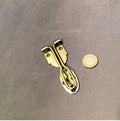 Brass Hasp and Keep, 2 available — Brass
