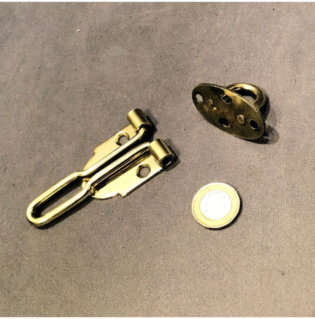 Brass Hasp and Keep — view 2