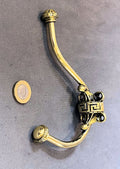Brass Hat & Coat Hook — Brass, late 19th century