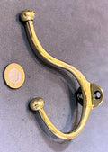 Brass Hat & Coat Hook — Brass, circa 1900