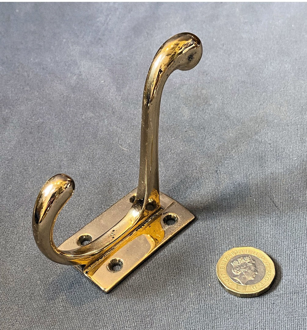 Brass Hat & Coat Hook — view 2