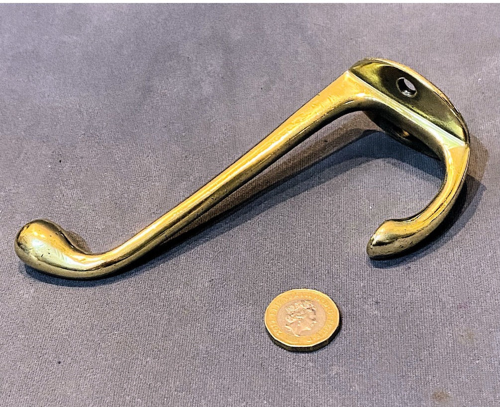 Brass Hat & Coat Hook — view 2