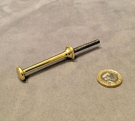Brass Hat or Coat Peg, 3 available — Brass, late 19th century