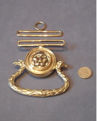 Brass Interior Bell Pull Grip — Brass, late 19th century
