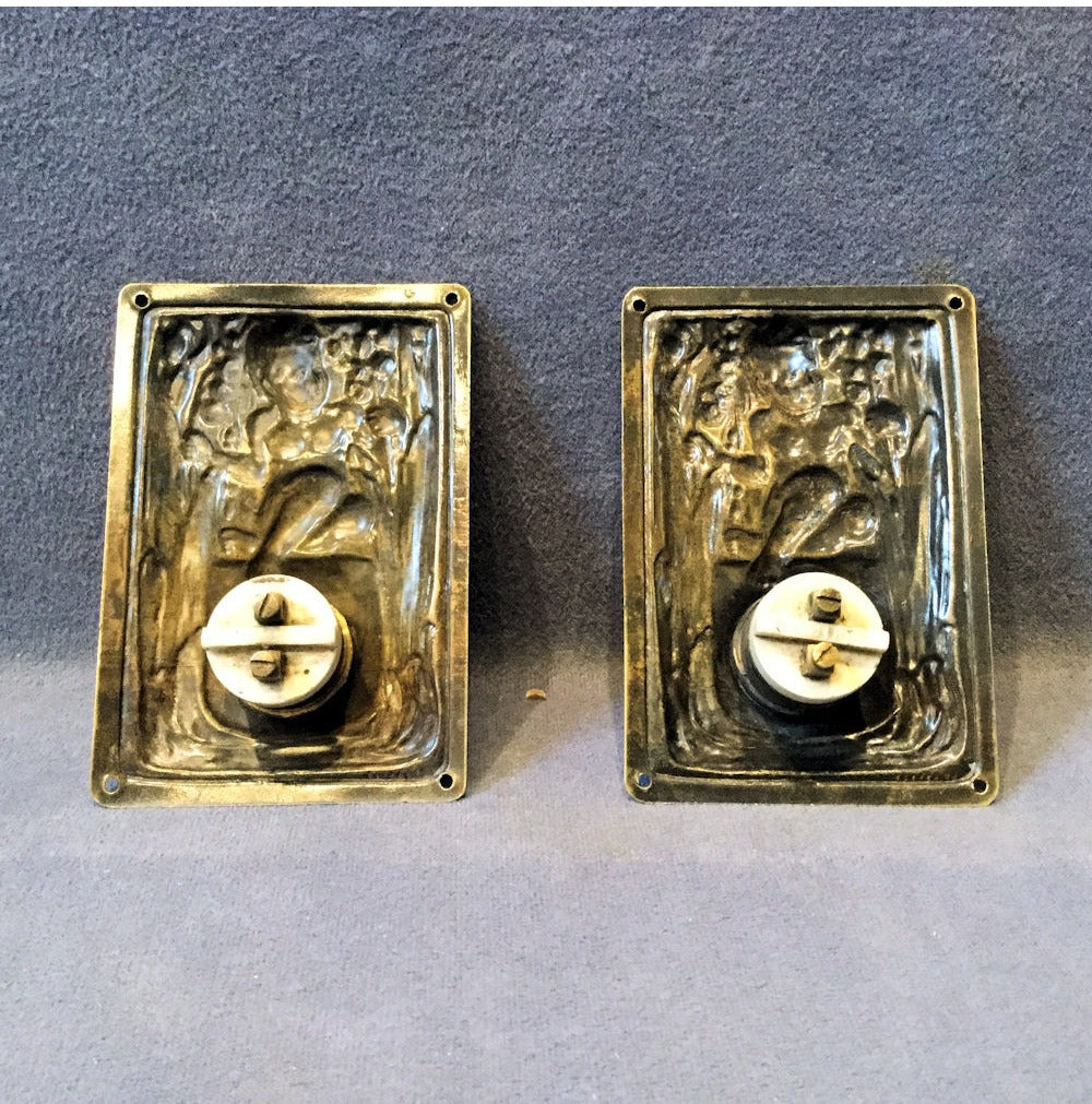Brass Interior Electric Bell Push, 2 available — view 2