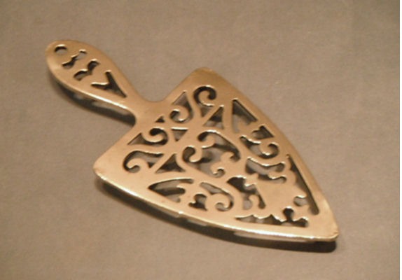 Brass Iron Stand — Brass, 1920's