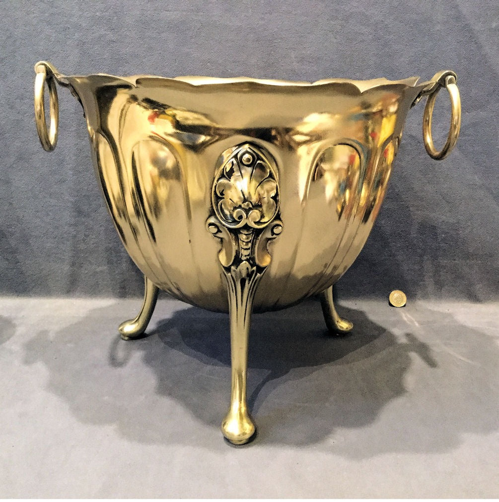 Brass Jardinière / Ice Bucket — Brass, late 19th century
