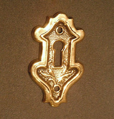 Brass Keyhole, 4 available — Brass, late 19th century