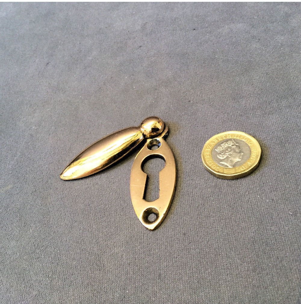 Brass Keyhole Cover — view 2