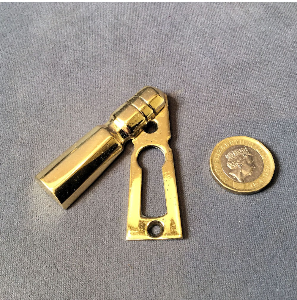 Brass Keyhole Cover — view 2