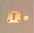 Brass Keyhole Surround, 2 available — Brass, circa 1990