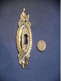 Brass Keyhole Surround, 3 matching available — Brass, 1920's