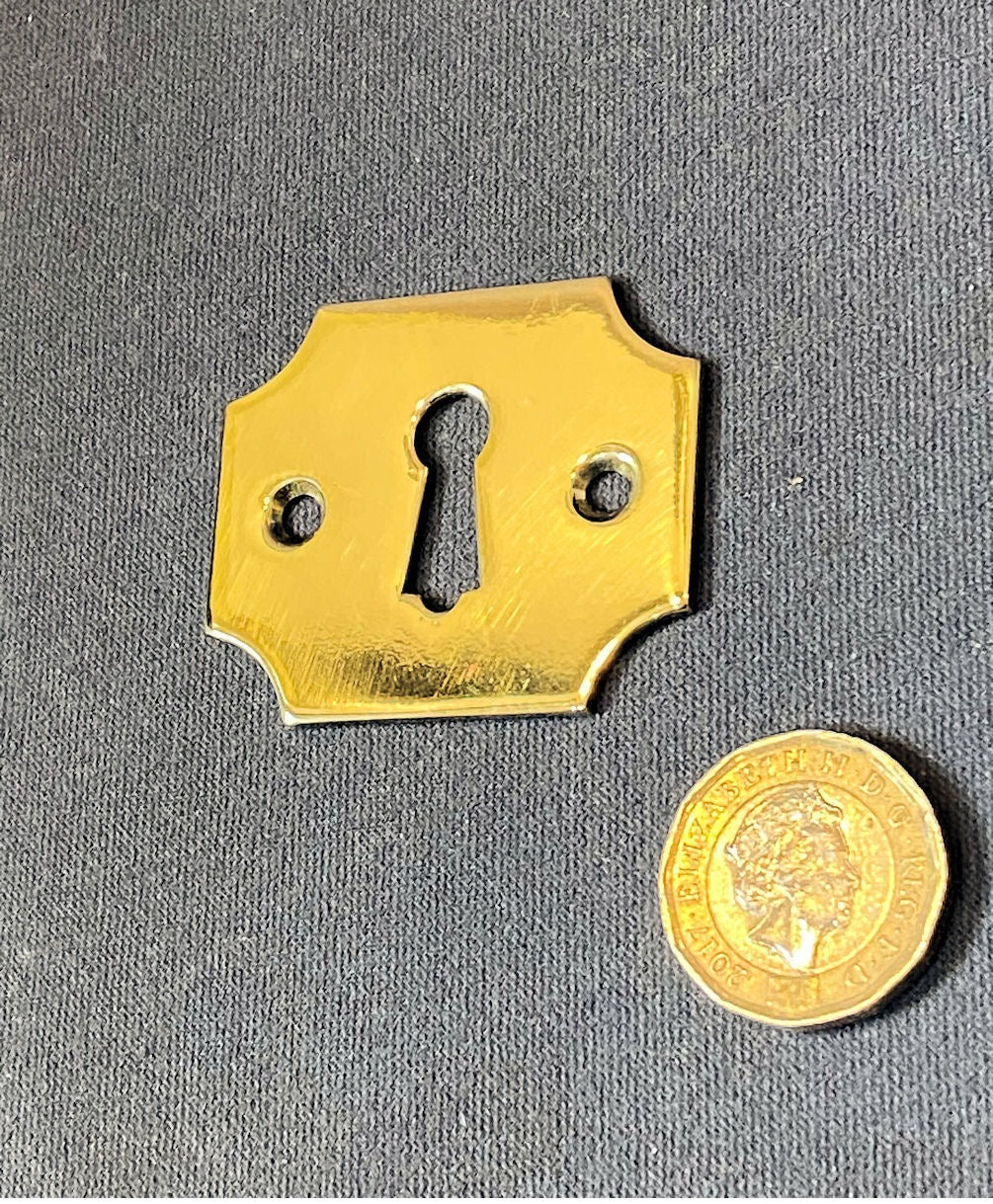 Brass Keyhole Surround — Brass, 1920's