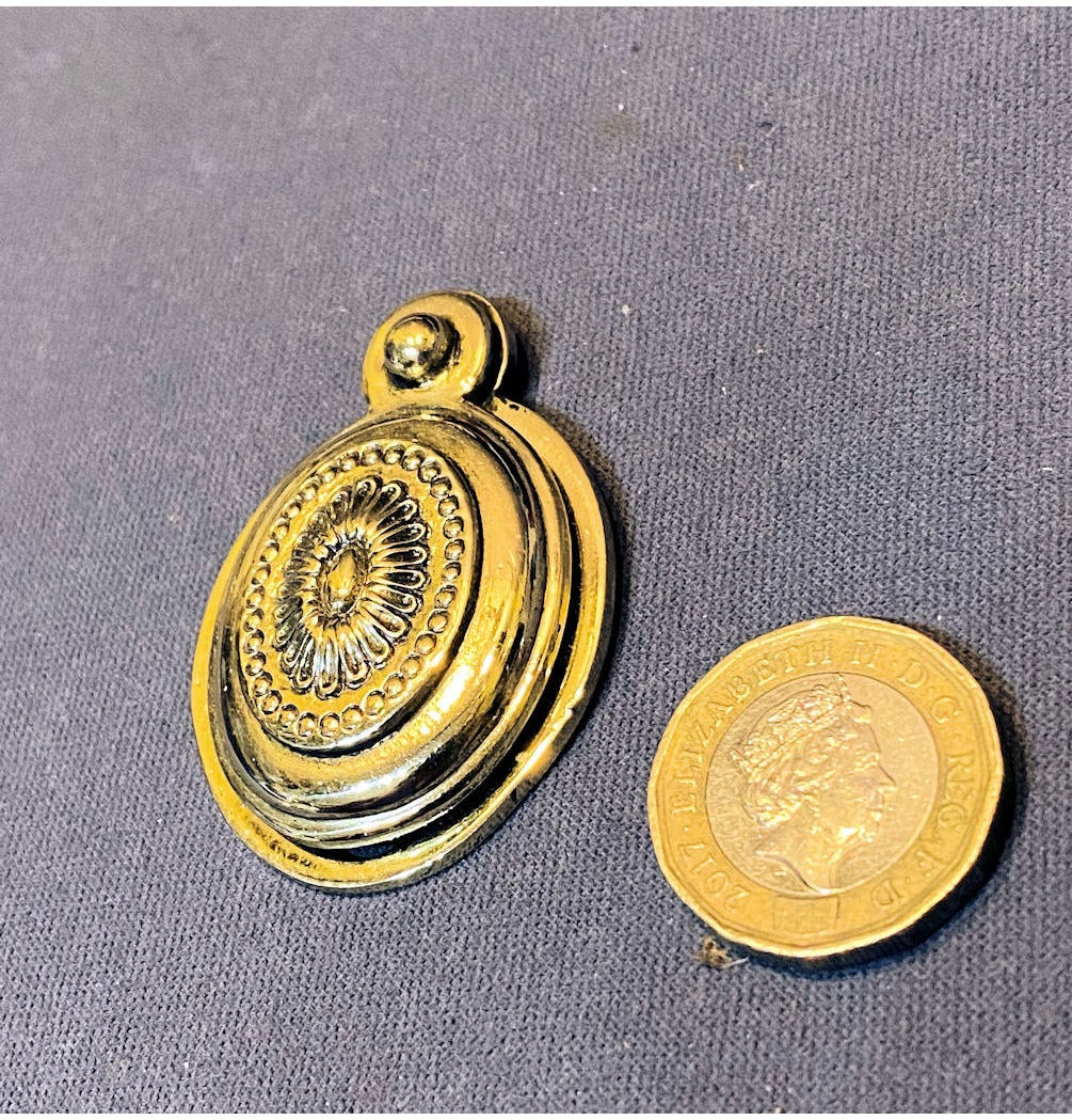 Brass Keyhole Surround with Cover — view 2