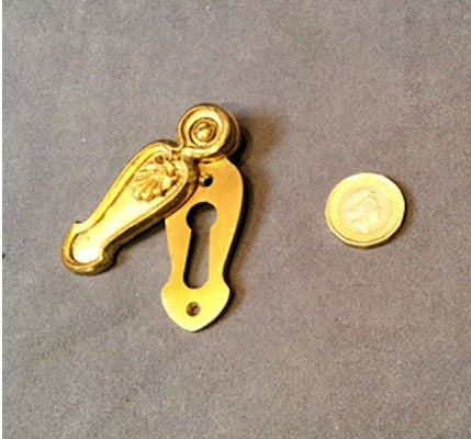 Brass Keyhole with Cover — view 2