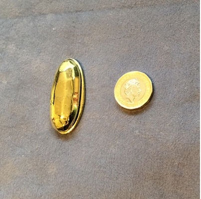 Brass Keyhole with Cover — Brass, 1920's