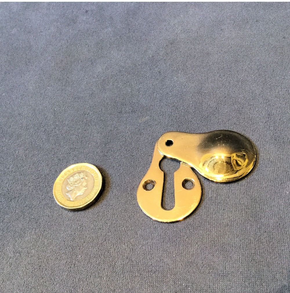 Brass Keyhole with Cover — view 2