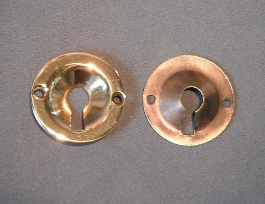 Brass Keyholes, 7 available — Brass, 1920's