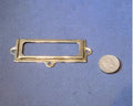 Brass Label Frame, 5 available — Brass, 1920's
