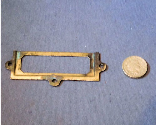 Brass Label Frame, 5 available — view 2