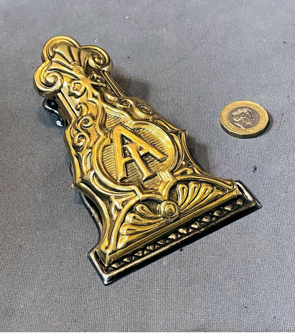 Brass Letter Clip — Brass, late 19th century