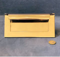 Brass Letter Flap with Door Pull — Brass, 1940's