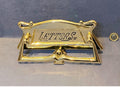 Brass Letter Flap with Knocker — Brass, 1910