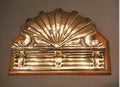 Brass Letter Rack — Brass, late 19th century