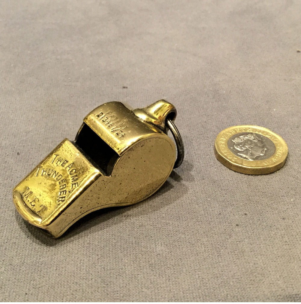 Brass M.E.T Whistle — Brass, 1924