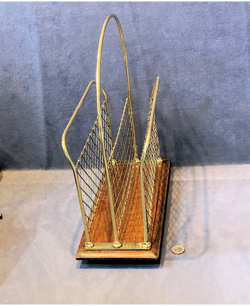 Brass Magazine Rack — view 3