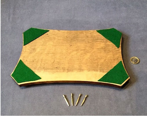 Brass on Oak Crib Board — view 3