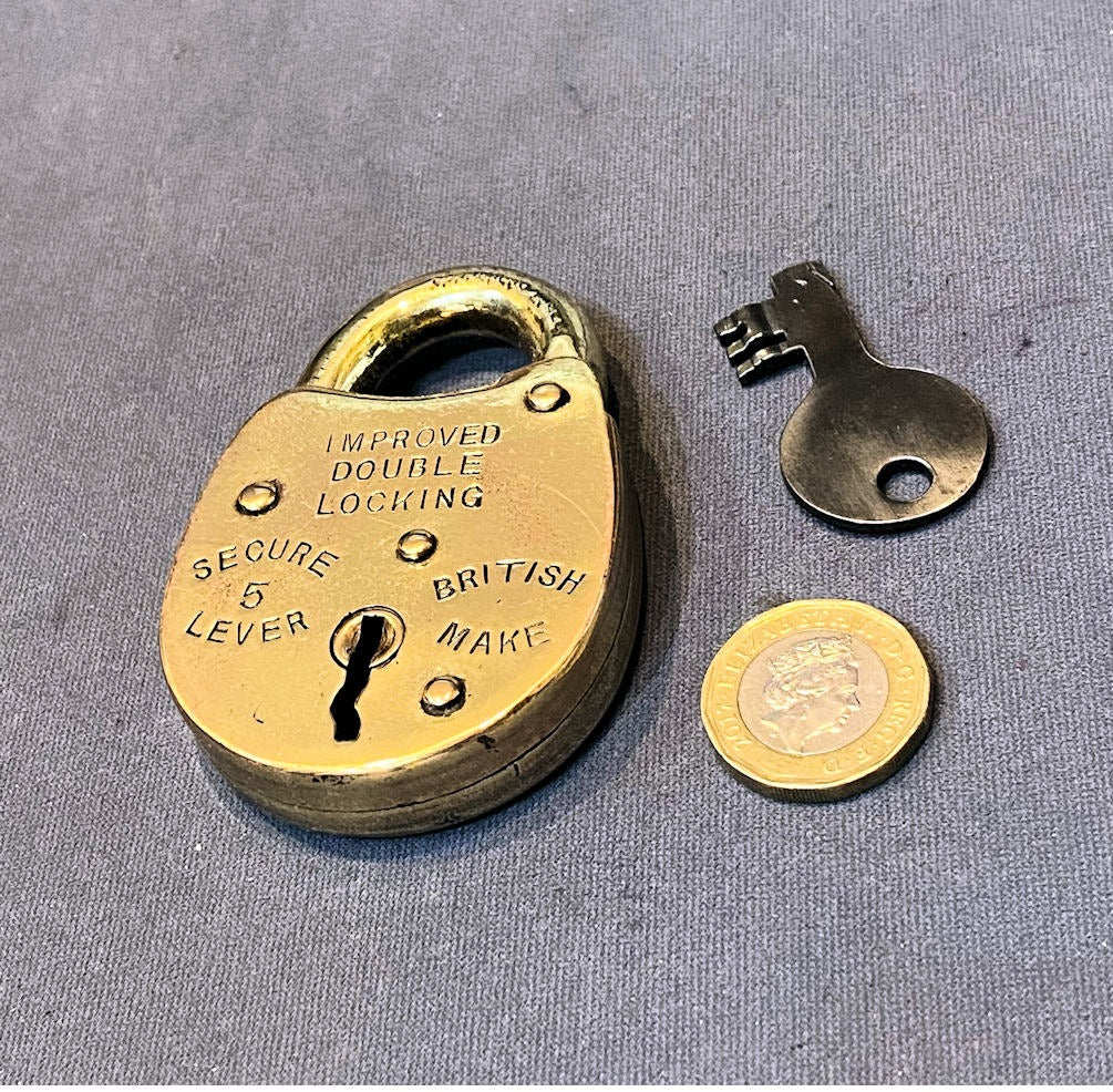 Brass Padlock — Brass, 1920's