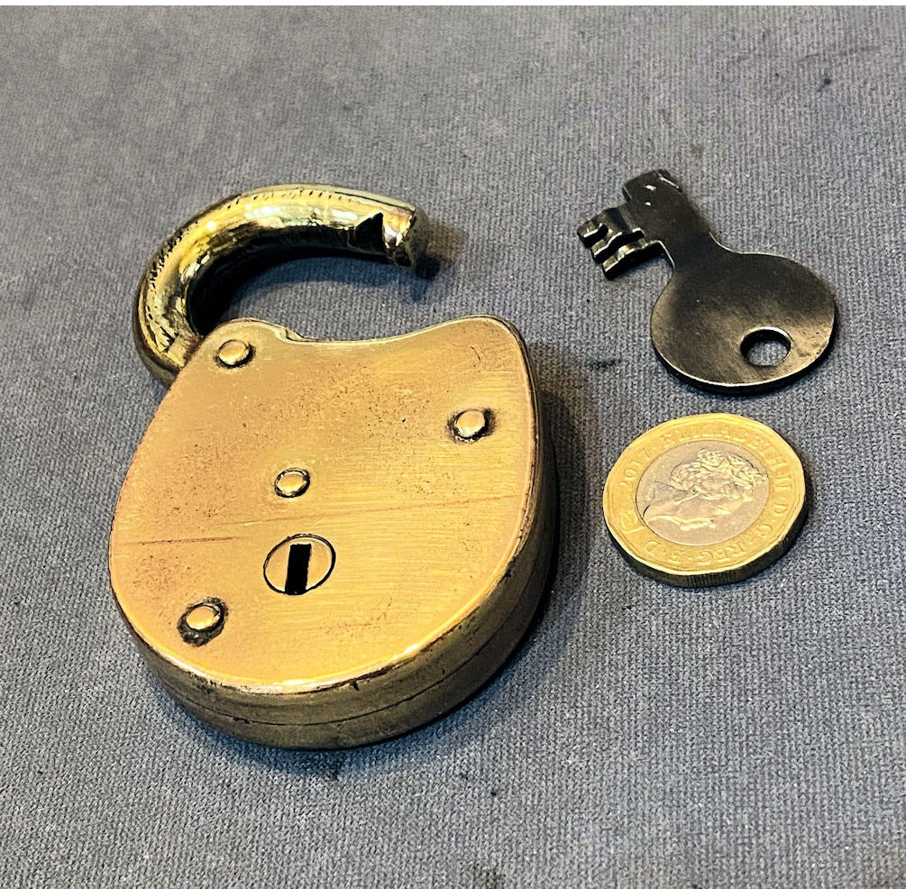 Brass Padlock — view 2