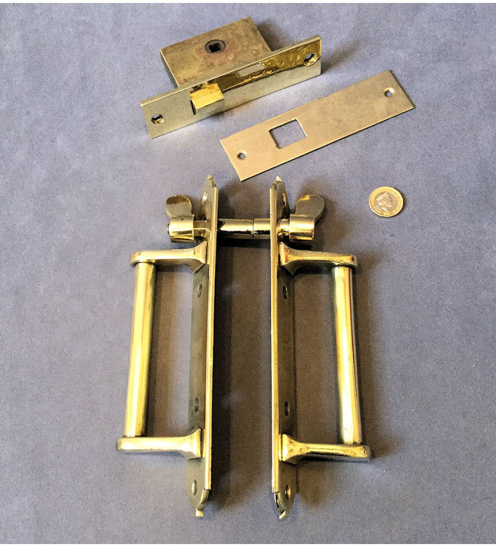 Brass Patent Door Latch Set — view 2