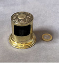 Brass Pen Wipe — Brass, late 19th century