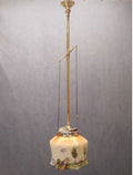 Brass Pendant Light Fitting — Brass, late 19th century