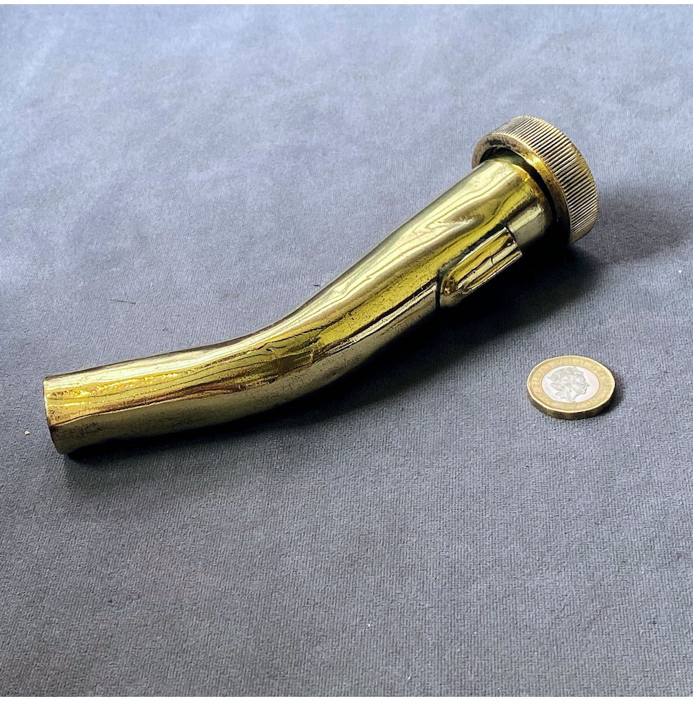 Brass Petrol Can Pouring Spout — view 2